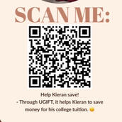 Help Kieran save for college through UGIFT!